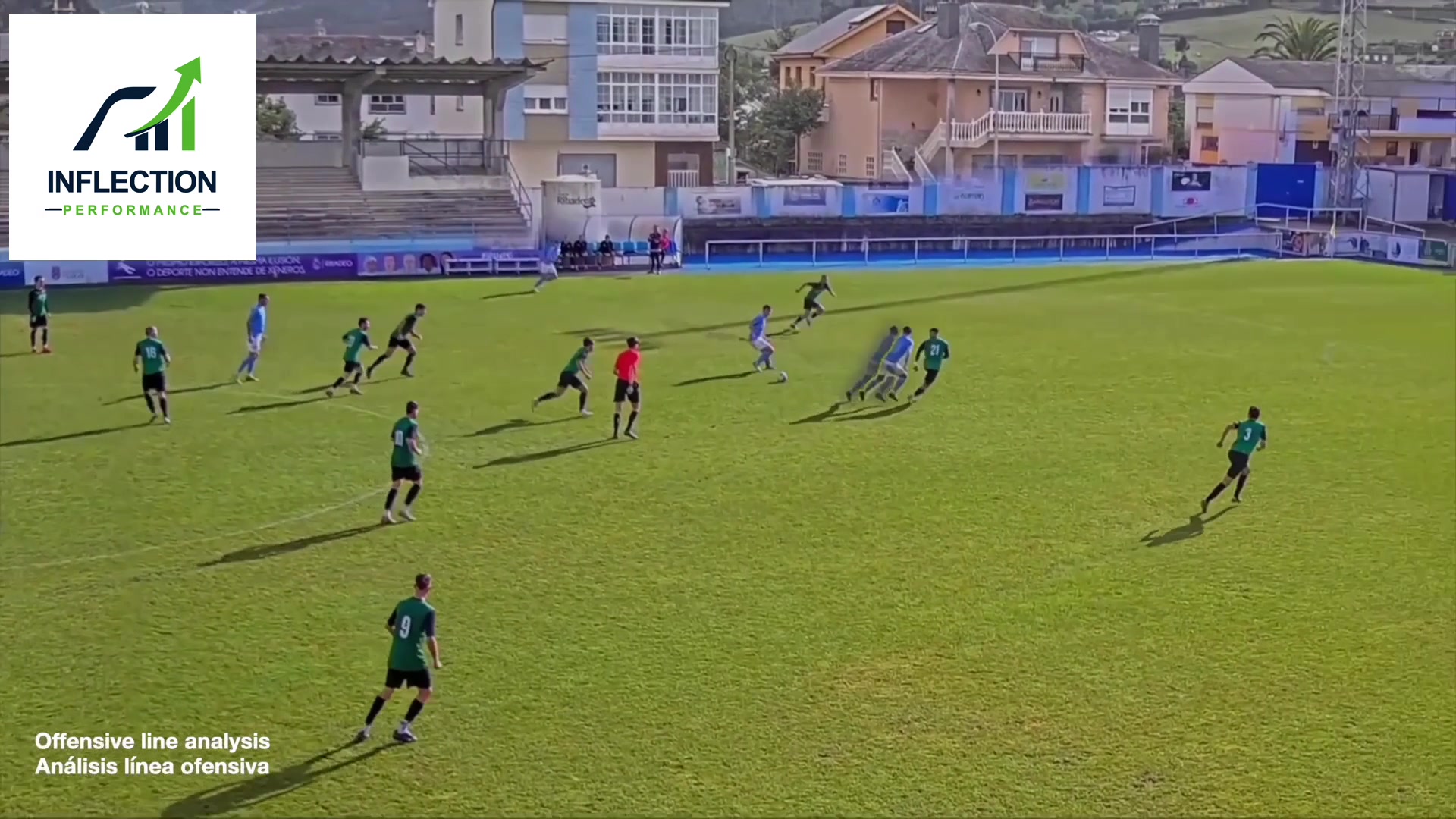 Match footage reviewed for individual player performance analysis